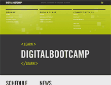 Tablet Screenshot of digitalbootcamp.com
